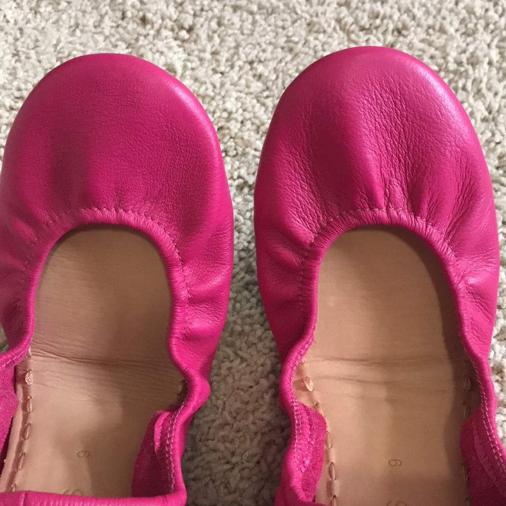 🐬TIEKS Fuchsia Blue Foldable Ballet Flats with Rounded Toe - Picture 5 of 13
